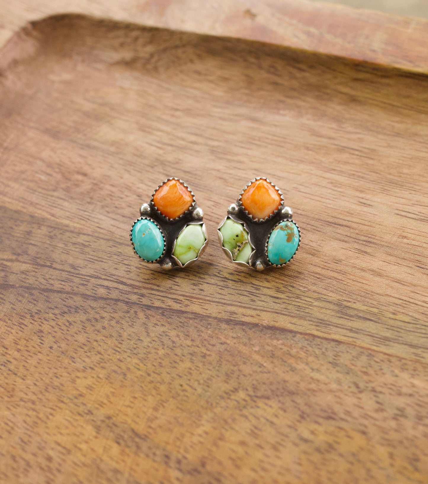 Cluster earrings