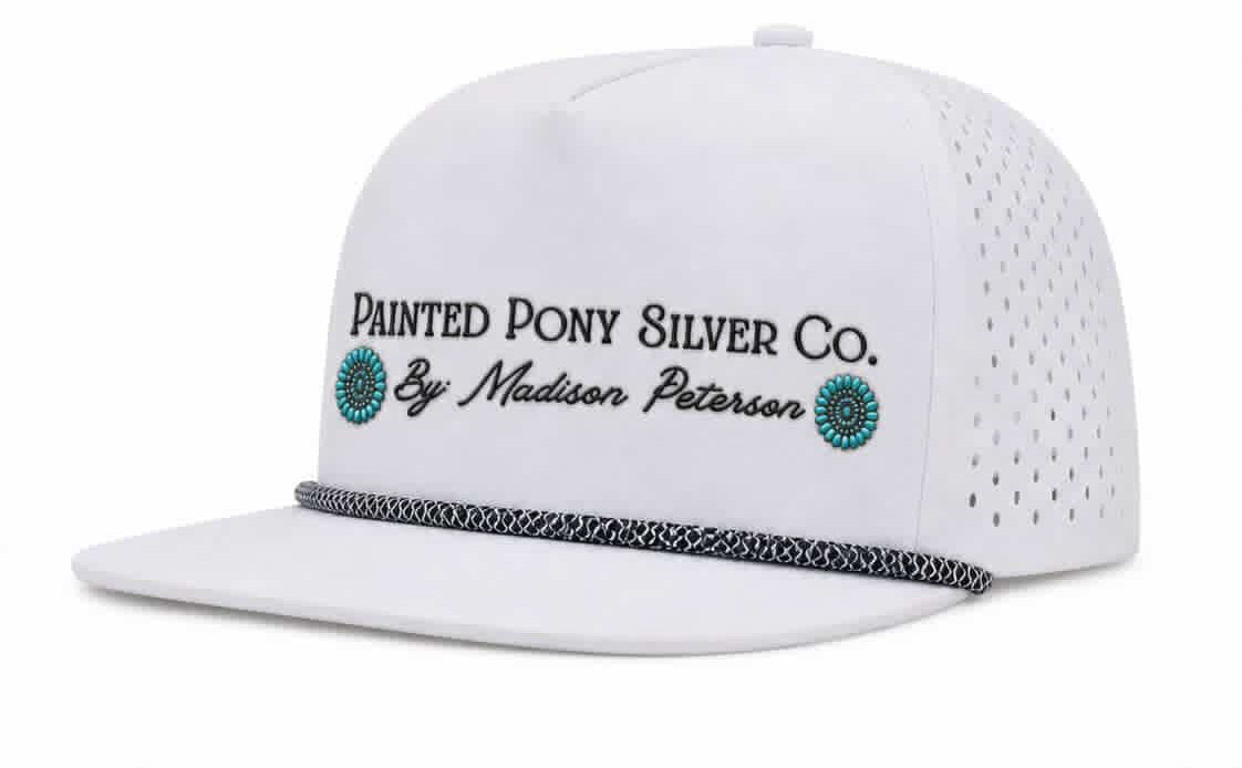 White rope ball cap - RTS