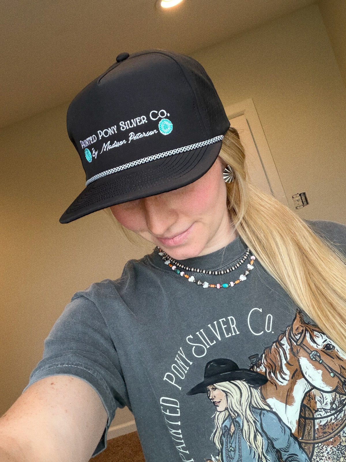 Black rope ball cap - RTS