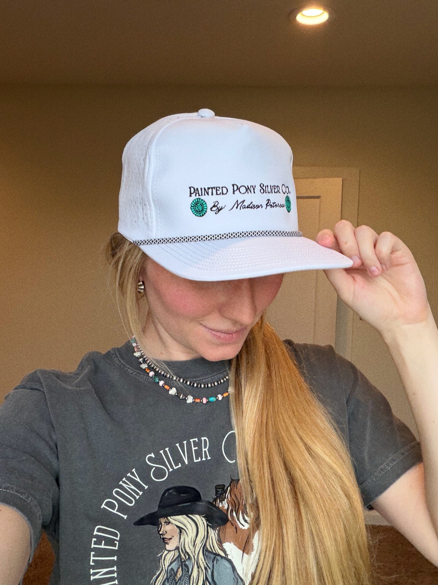 White rope ball cap - RTS