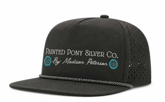 Black rope ball cap PREORDER
