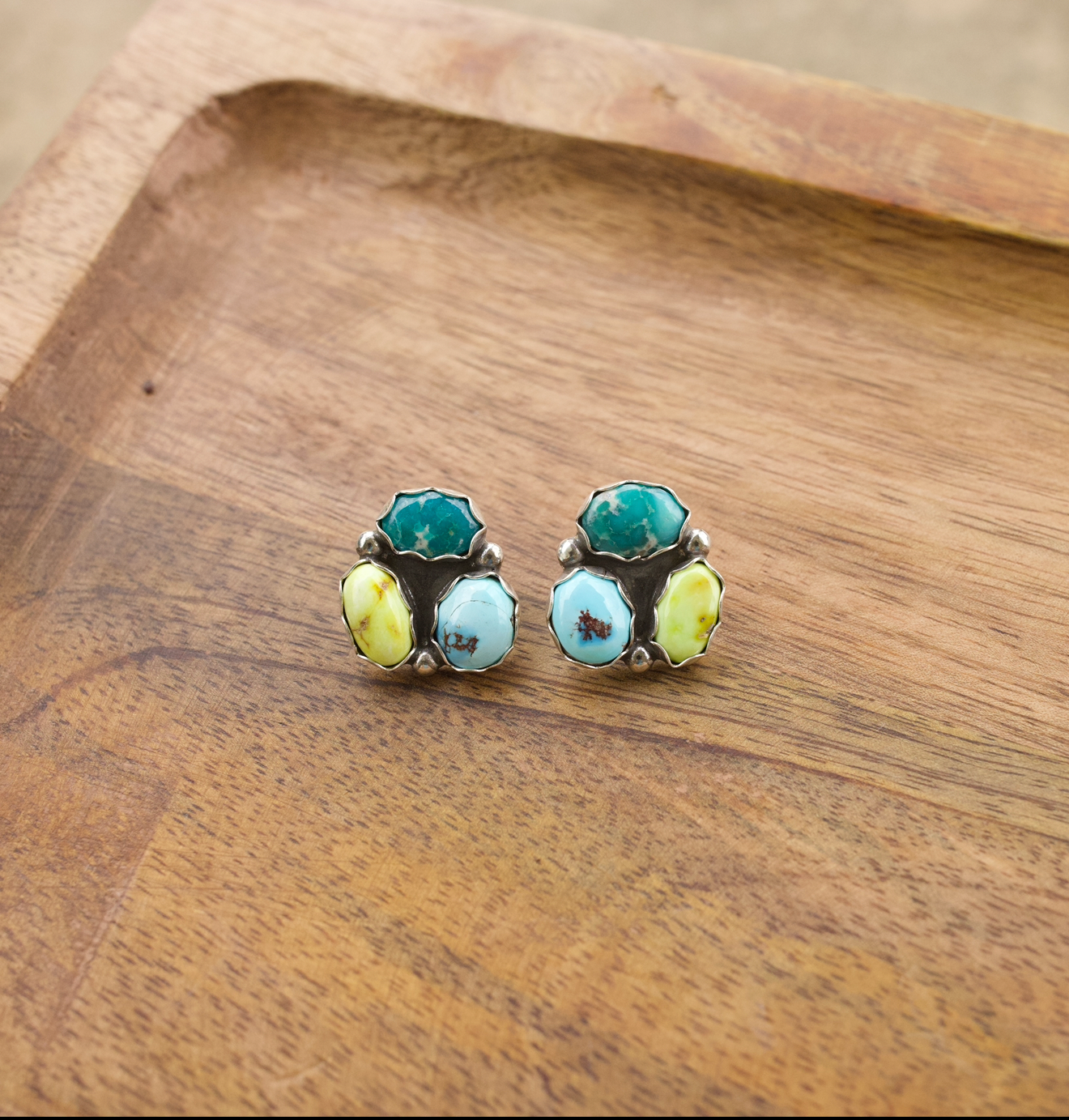 Cluster earrings